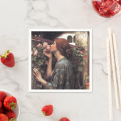 ザ・ソウル・オブ・ザ・バラ(by John William Waterhouse) スタンダードカクテルナプキン (インサイチュ)