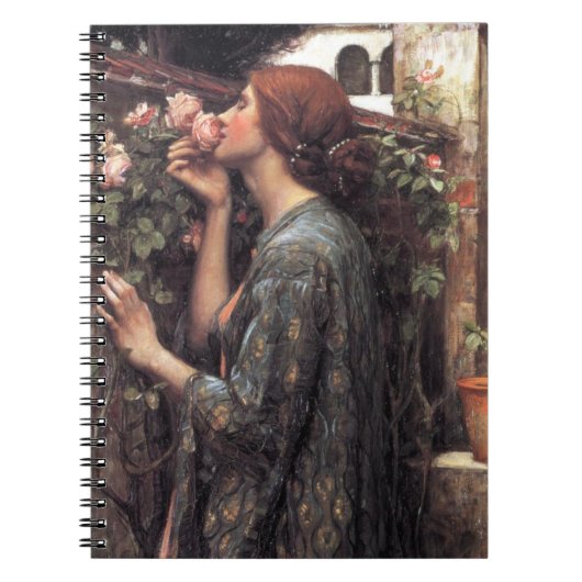 ザ・ソウル・オブ・ザ・バラ(by John William Waterhouse) ノートブック (正面)