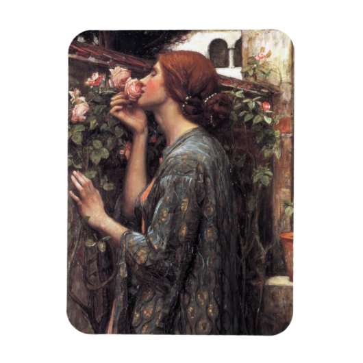 ザ・ソウル・オブ・ザ・バラ(by John William Waterhouse) マグネット (縦)