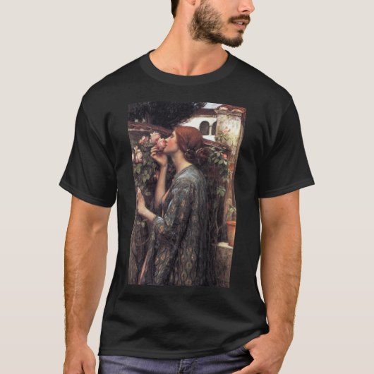 ザ・ソウル・オブ・ザ・バラ(by John William Waterhouse) Tシャツ (正面)