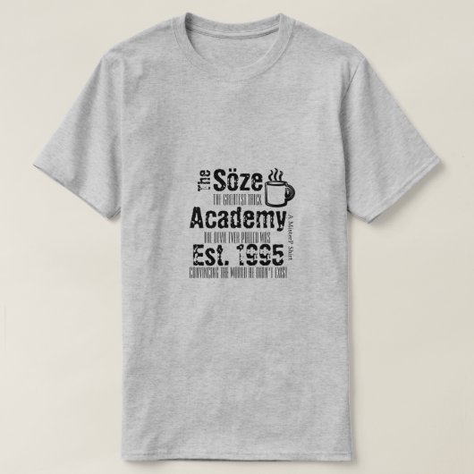 ザ・ソーズ・アカデミー – ミスターPシャツ Tシャツ (デザイン正面)
