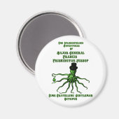 ザ・タイム旅行の紳士タコ マグネット (正面/裏面)