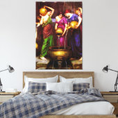 ザ・ダナイデス～ジョン・ウィリアム・ウォーターハウス キャンバスプリント (インサイチュ (寝室))