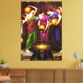 ザ・ダナイデス～ジョン・ウィリアム・ウォーターハウス キャンバスプリント (インサイチュ (リビング))