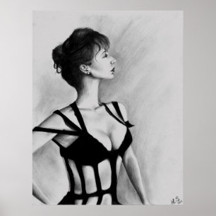 ザ・ダムオリジナルアートポートレートスケッチポスター ポスター