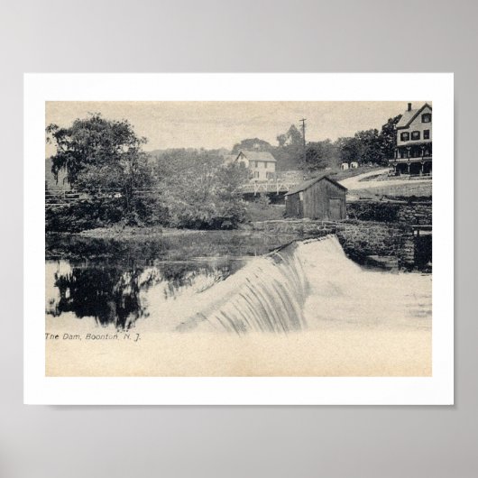 ザ・ダム、ボントン、ニュージャージーNJ ポスター (正面)