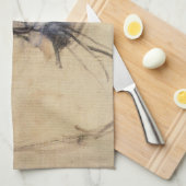 ザ・ダンサーバイエドガー・デガ、ヴィンテージ・バレリーナ・アート キッチンタオル (四つ折り)