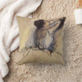 ザ・ダンサーバイエドガー・デガ、ヴィンテージ・バレリーナ・アート クッション (ブランケット)