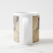 ザ・ダンサーバイエドガー・デガ、ヴィンテージ・バレリーナ・アート ジャンボコーヒーマグカップ (裏面)