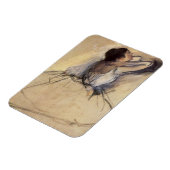 ザ・ダンサーバイエドガー・デガ、ヴィンテージ・バレリーナ・アート マグネット (左側)