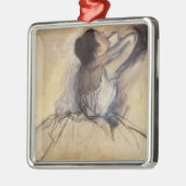 ザ・ダンサーバイエドガー・デガ、ヴィンテージ・バレリーナ・アート メタルオーナメント (左)