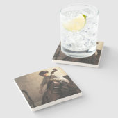 ザ・チェリスト（Joseph DeCamp著） ストーンコースター (横)