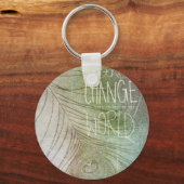 ザ・チェンジ – ガンジー引用文 キーホルダー (正面)