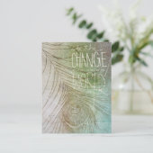 ザ・チェンジ – ガンジー引用文 ポストカード (スタンド正面)