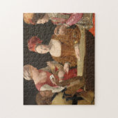 ザ・チートとクラブのエース、ラ・ツアー ジグソーパズル (縦)