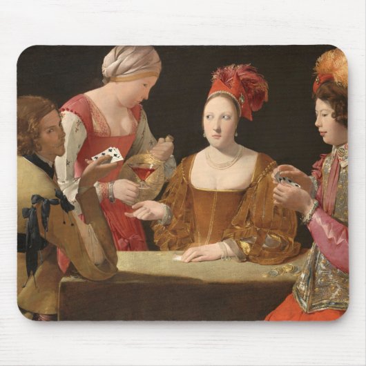 ザ・チートとクラブのエース、ラ・ツアー マウスパッド (正面)