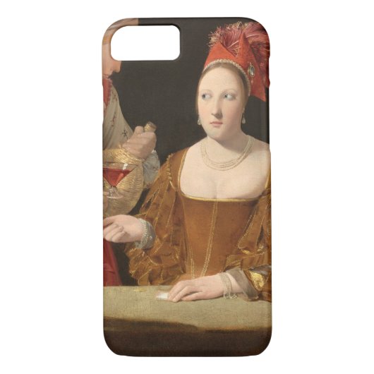 ザ・チートとクラブのエース、ラ・ツアー Case-Mate iPhoneケース (裏面)