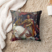 ザ・ツークラウンc. 1900サー・フランク・ディクシー クッション (ブランケット)