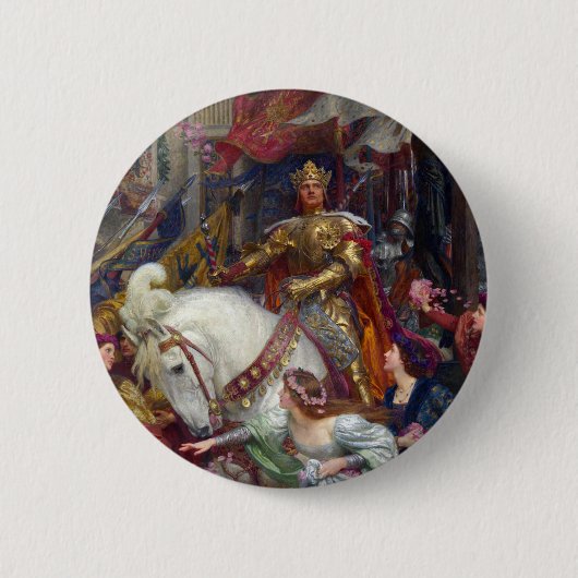 ザ・ツークラウンc. 1900サー・フランク・ディクシー 缶バッジ (正面)