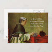 ザ・ティードリンカー1735 ポストカード (正面/裏面)