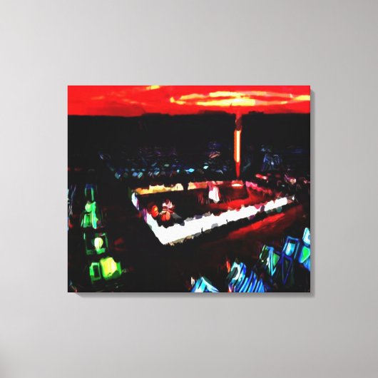 ザ・テンプル・イン・ザ・ワイルダネス キャンバスプリント (正面)