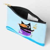 ザ・デイの海 – パーソナライズされたジッパー付きパウチ アクセサリーポーチ (見開き)