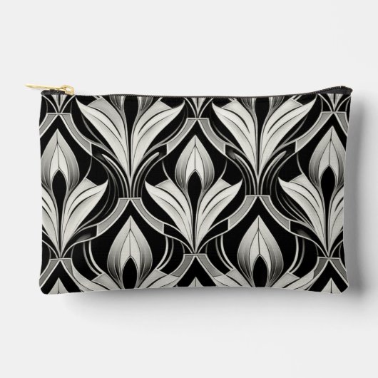 ザ・デカティブ・ブラック&ホワイト アクセサリーポーチ (正面)