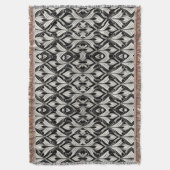 ザ・デカティブ・ブラック&ホワイト スローブランケット (正面縦)