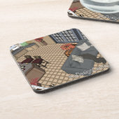 ザ・デザインセンター デコ アート コースター (左側)