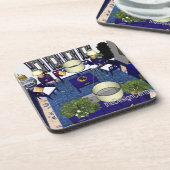 ザ・デザインセンター デコ アート コースター (左側)