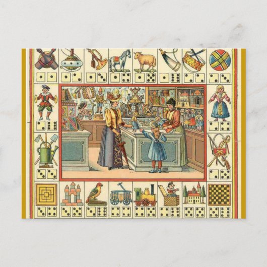 ザ・トイ・ストア・ヴィンテージ フランスの ポストカード (正面)