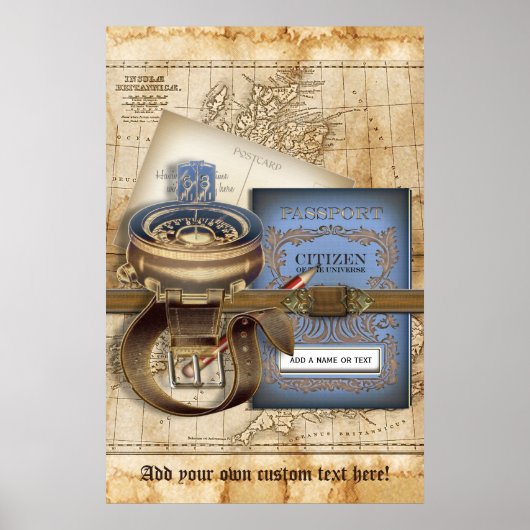 ザ・トラベラーポパーソナライズされたスター ポスター (正面)