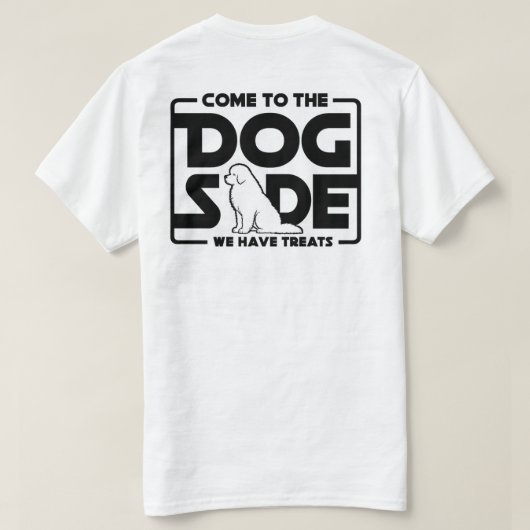 ザ・ドッグサイド (ブラックロゴ) Tシャツ (デザイン裏面)