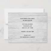 ザ・ドッグ・イズ・ペット・ムービング ラスティックホーム 案内状 (裏面)