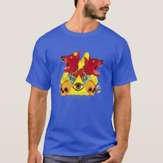 ザ・ドッグ・イルミナティ・ガール・ファミリー Tシャツ