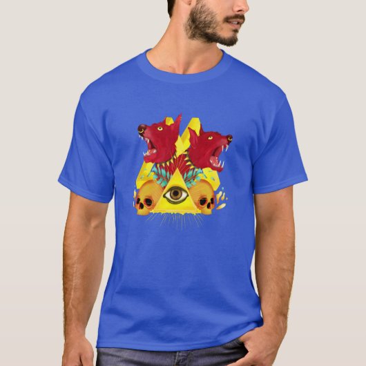 ザ・ドッグ・イルミナティ・ガール・ファミリー Tシャツ (正面)