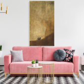 ザ・ドッグ・バイ・フランシスコ・ゴヤ キャンバスプリント (インサイチュ (リビング))