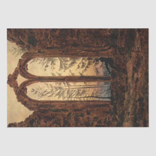 ザ・ドリーマー（Caspar David Friedrich著）ポストカード 薄葉紙 (正面)