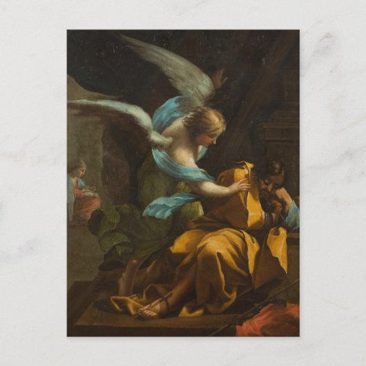 ザ・ドリーム・オブ・セント・ジョゼフバイ・フランシスコ・ゴヤ・ポストカード ポストカード (正面)