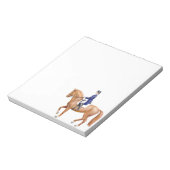 ザ・ドレスセージ馬馬馬競馬用メモ帳 ノートパッド (回転)