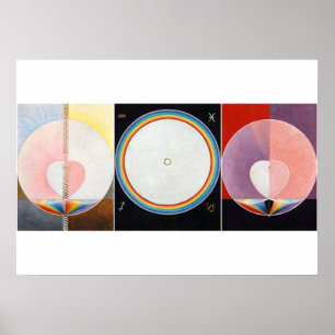 ザ・ドーブ， Group IX by Hilma af Klint ポスター