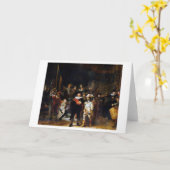 ザ·ナイト·ウォッチ、レンブラント, 1642 カード (黄色い花)