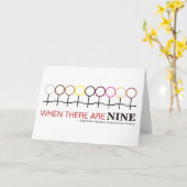 ザ·ナイン·ジャスティス·ギンスバーグRBG引用文 カード (黄色い花)