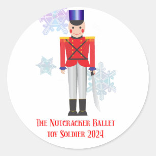 ザ・ナツクラッカーおもちゃ兵士2024 ラウンドシール
