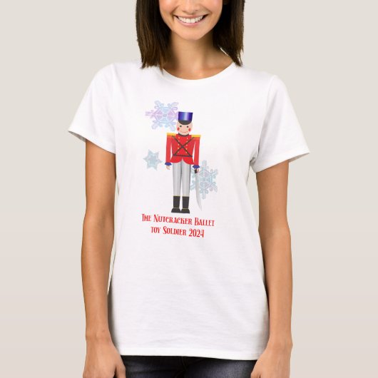 ザ・ナツクラッカーおもちゃ兵士2024 Tシャツ (正面)