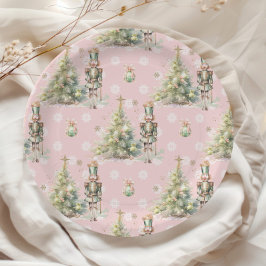 ザ・ナツクラッカーピンク冬のオネダーランドの誕生日 ペーパープレート