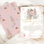 ザ・ナツクラッカー冬のオネダーランド1歳の誕生日 サンキューカード