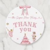 ザ・ナツクラッカー冬のオネダーランド1歳の誕生日 フェイバータグ (裏面)