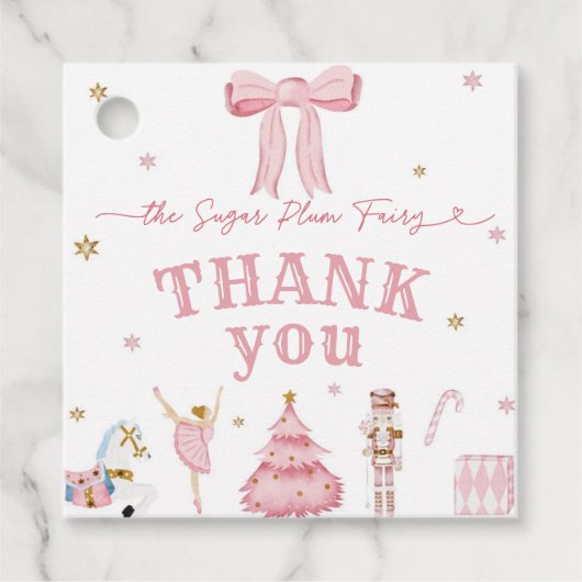 ザ・ナツクラッカー冬のオネダーランド1歳の誕生日 フェイバータグ (正面)