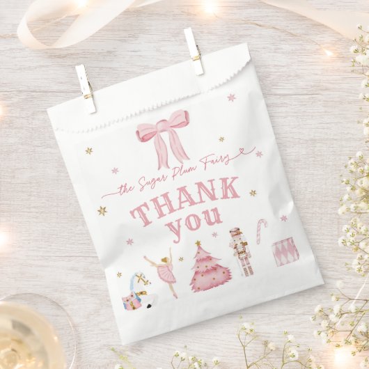 ザ・ナツクラッカー冬のオネダーランド1歳の誕生日 フェイバーバッグ (クリップ留めされた状態)